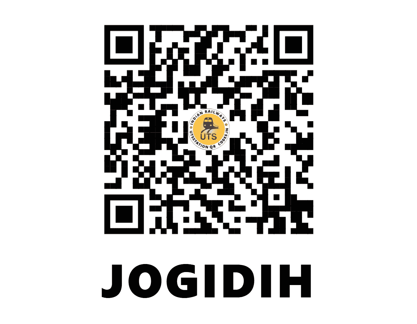 UTS QR Code for JOGIDIH - JGF - EC (UTTAR PRADESH)